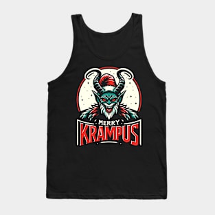 Funny Krampus Men Women Kids Merry Krampus Ugly Christmas Tank Top